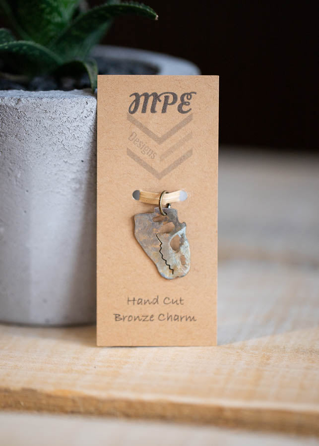 Allosaurus Skull Charm