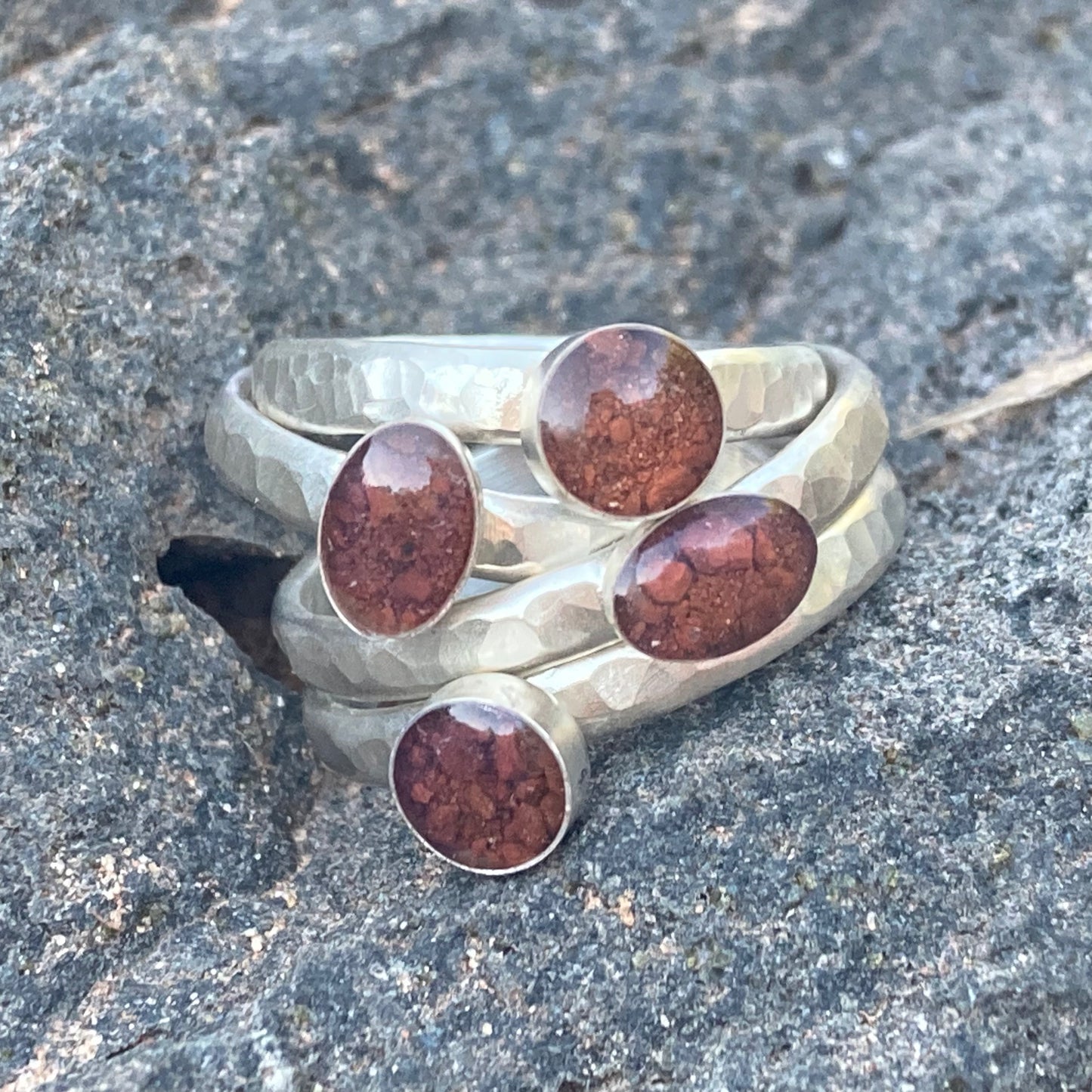 Red Dirt Stacking Rings