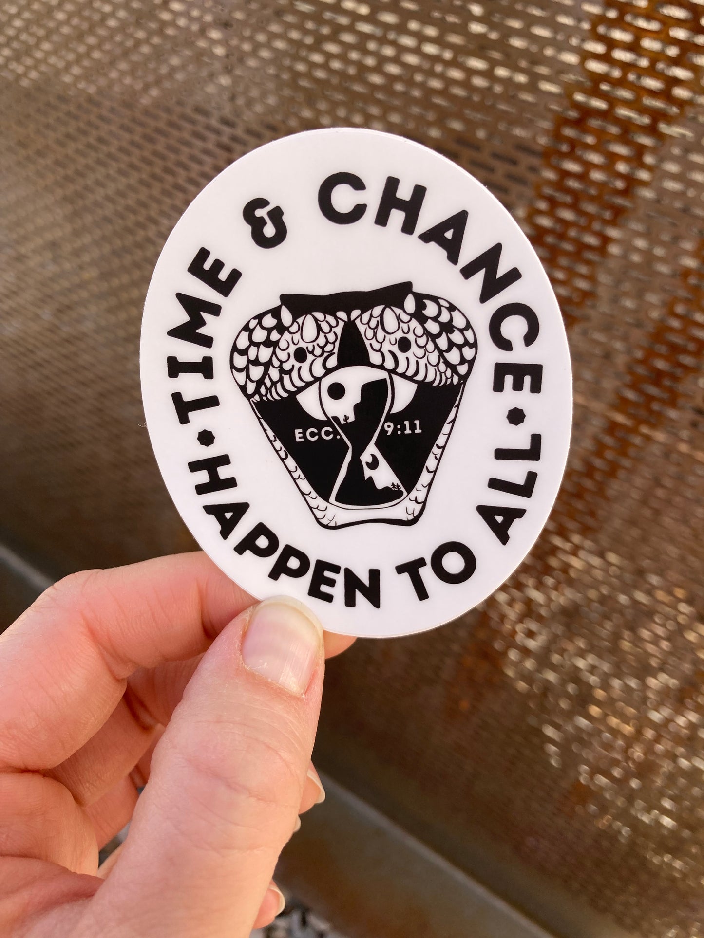 Time & Chance Sticker