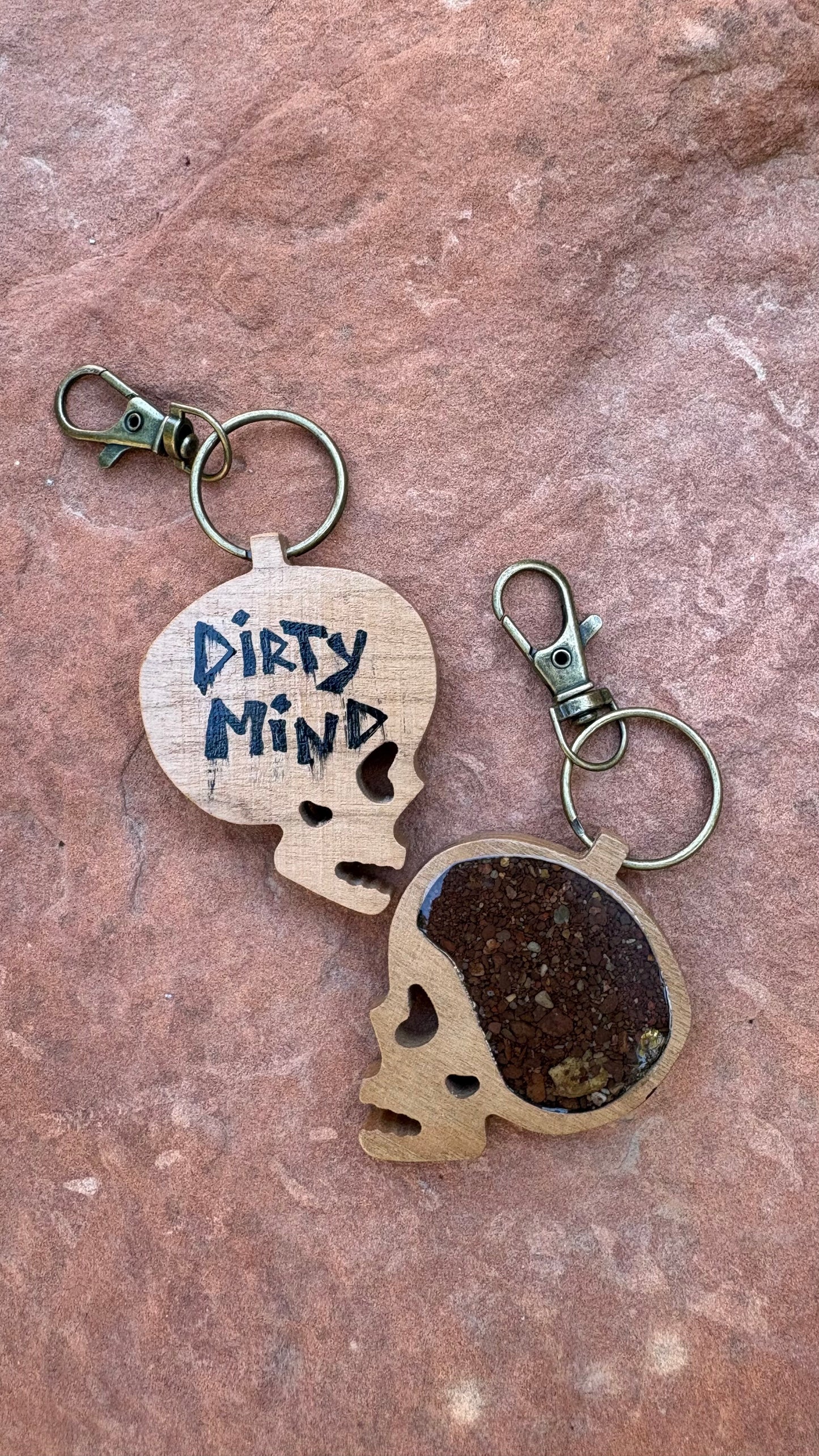 Dirty Mind Keychain
