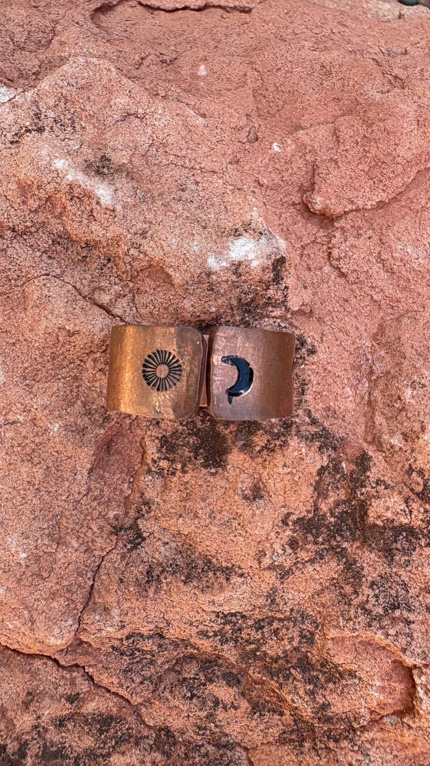 Stamped Adjustable Rings