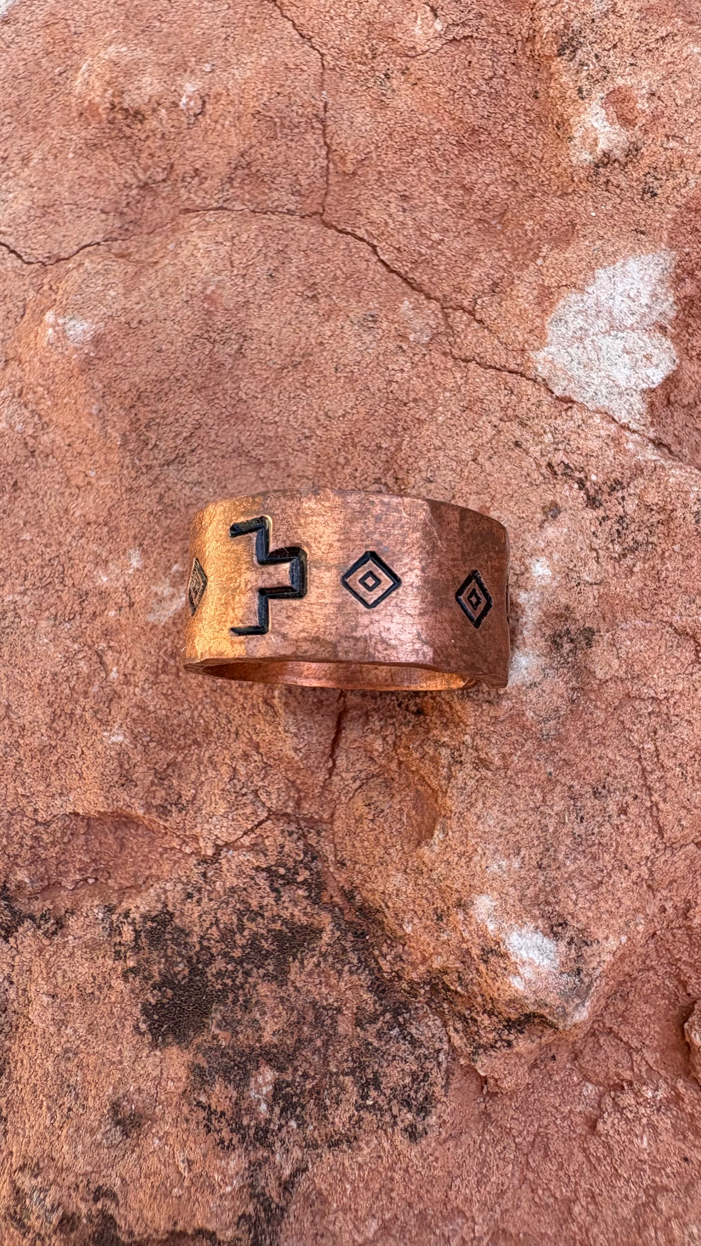 Stamped Adjustable Rings