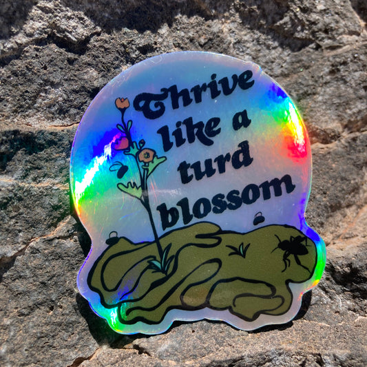 Turd Blossom Sticker