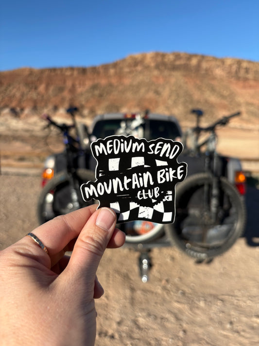 Medium Send MTB Sticker