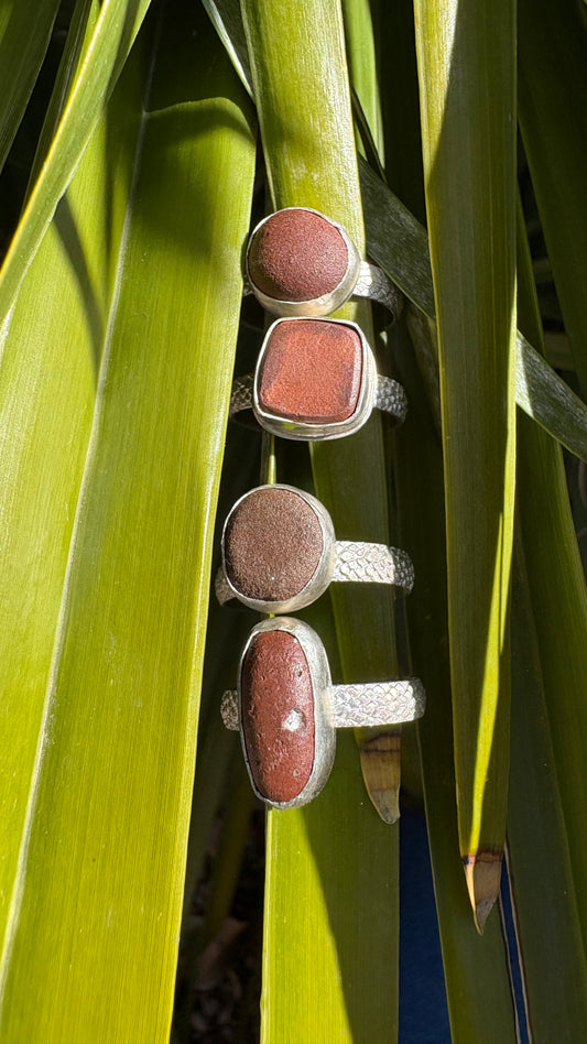 Wild Clay Stacking Rings