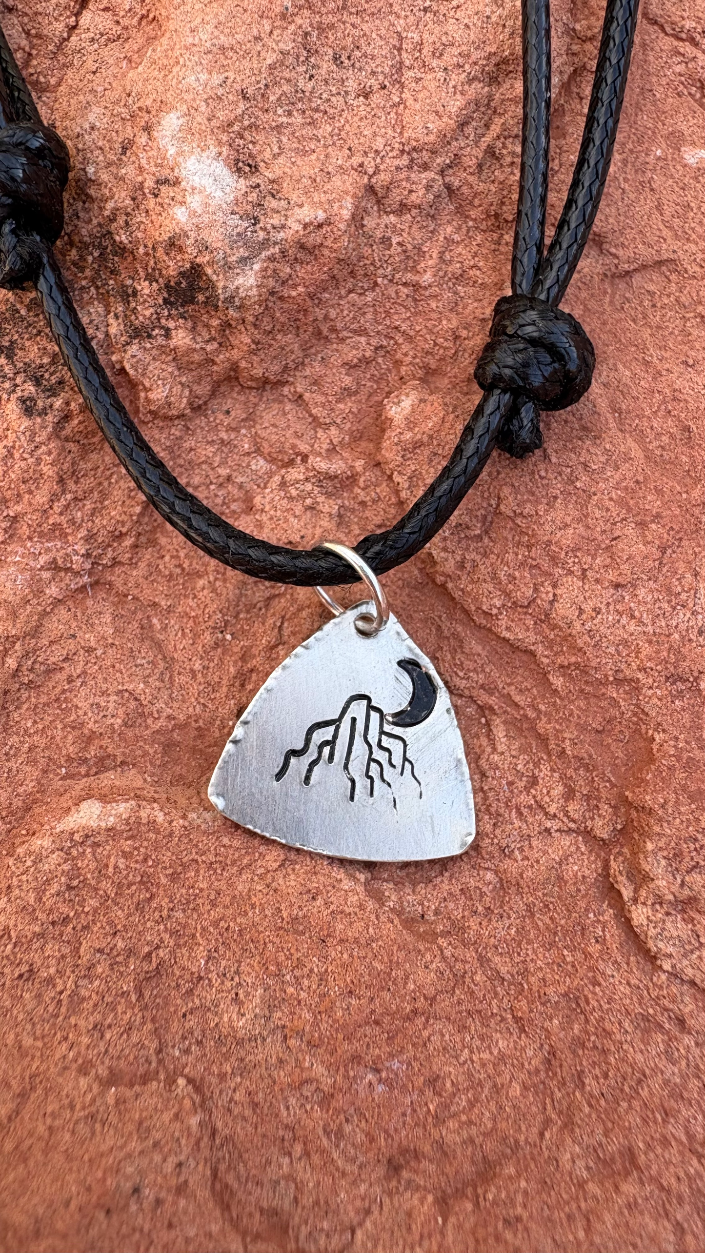 Stamped Charm Necklaces - Silver