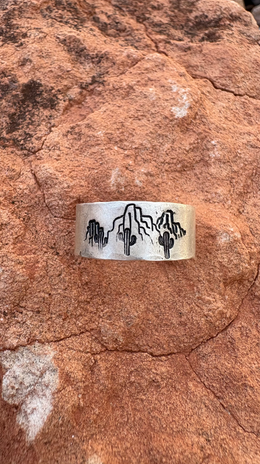 Stamped Adjustable Rings