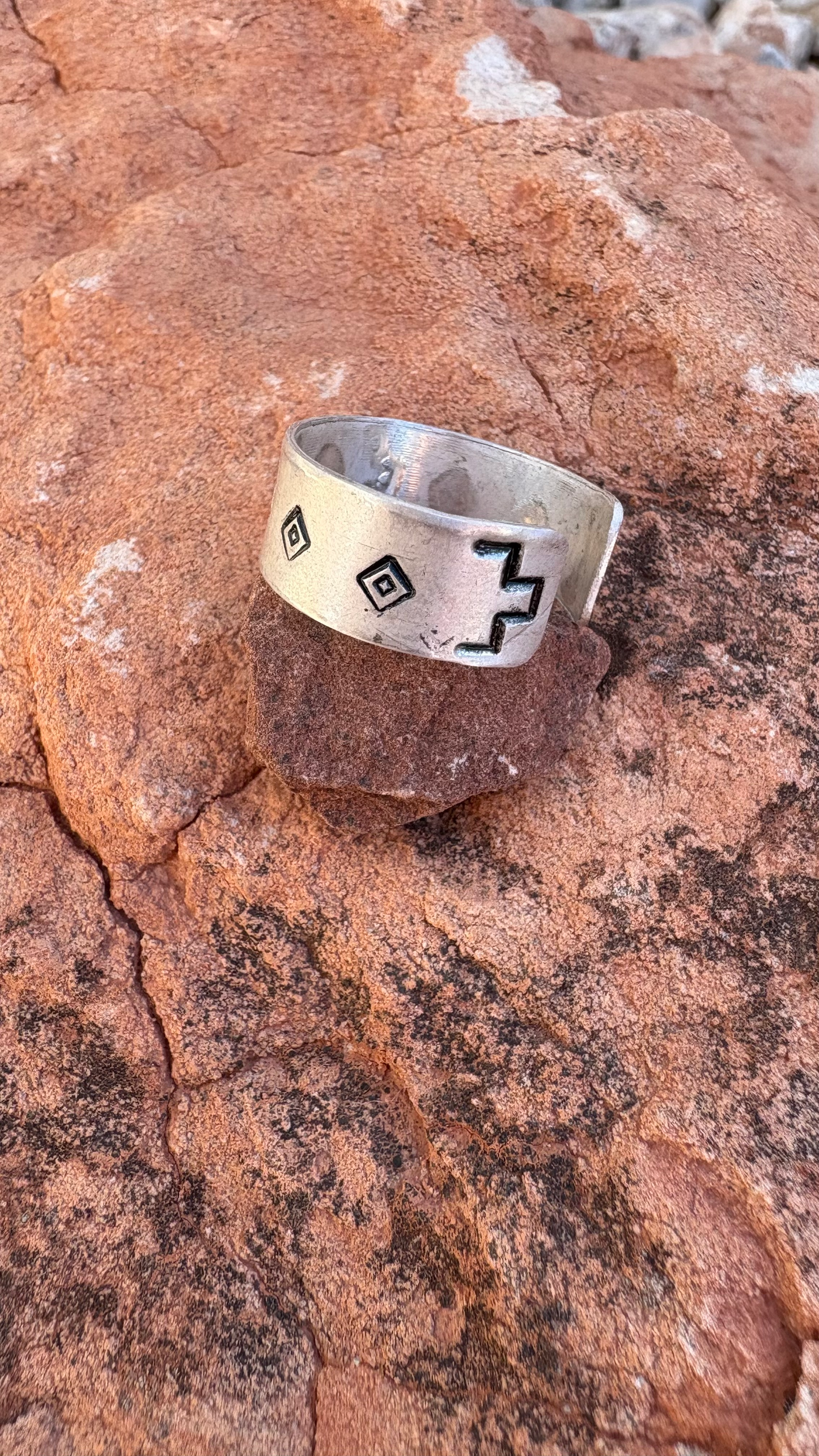 Stamped Adjustable Rings