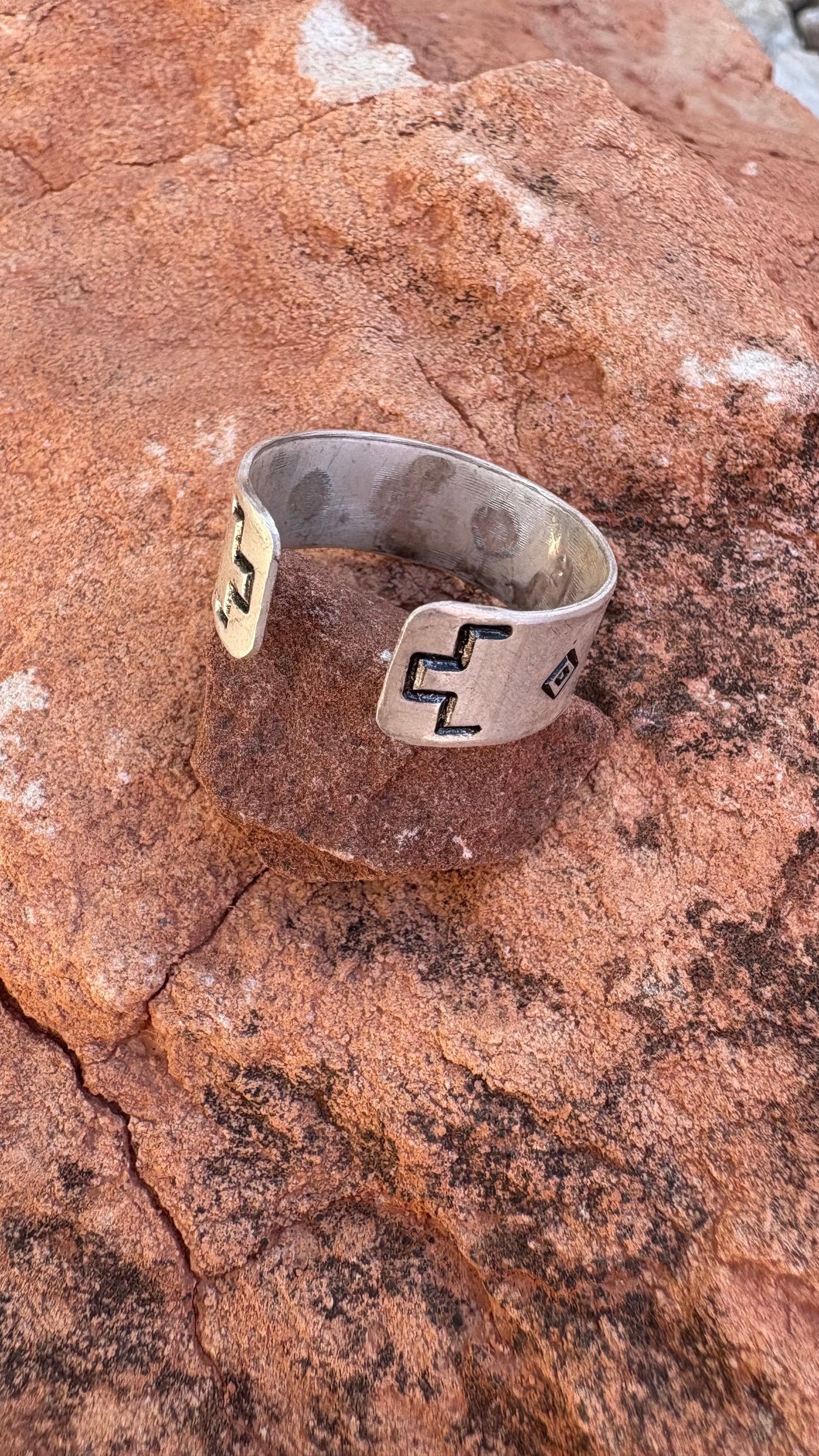 Stamped Adjustable Rings